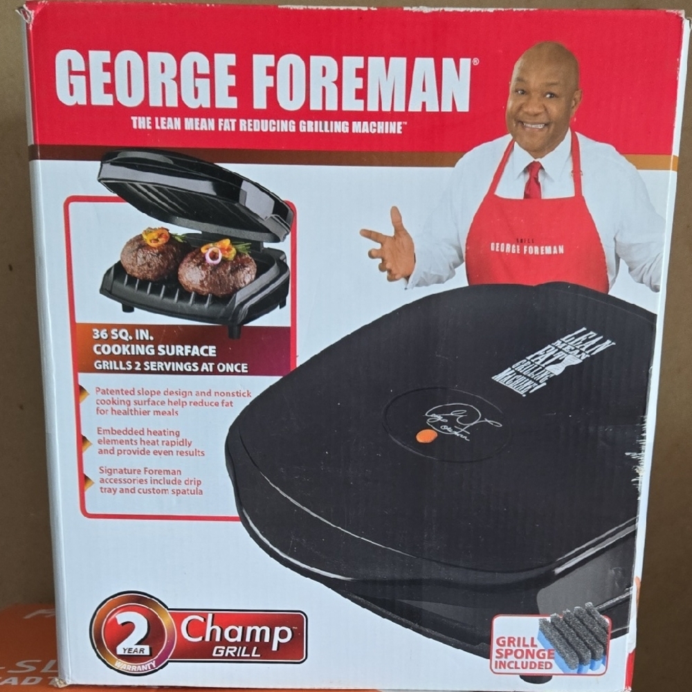 George Foreman Grill Box